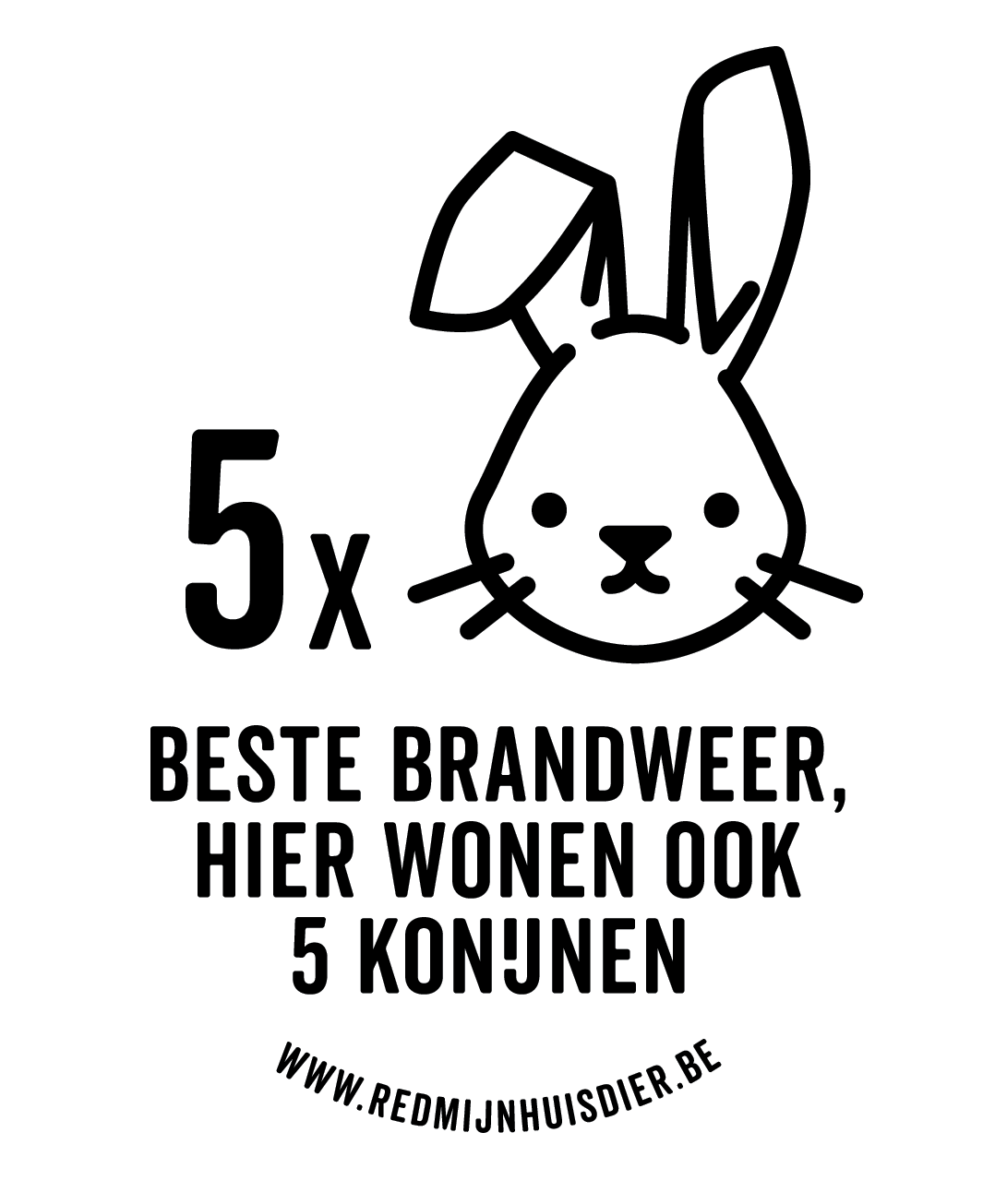VIJF KONIJNEN